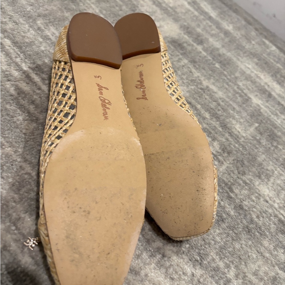 Sam Edelman Beige Woven Ballet Flat - Picture 5 of 5